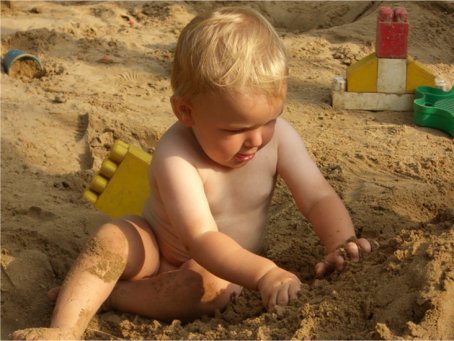 im Sand